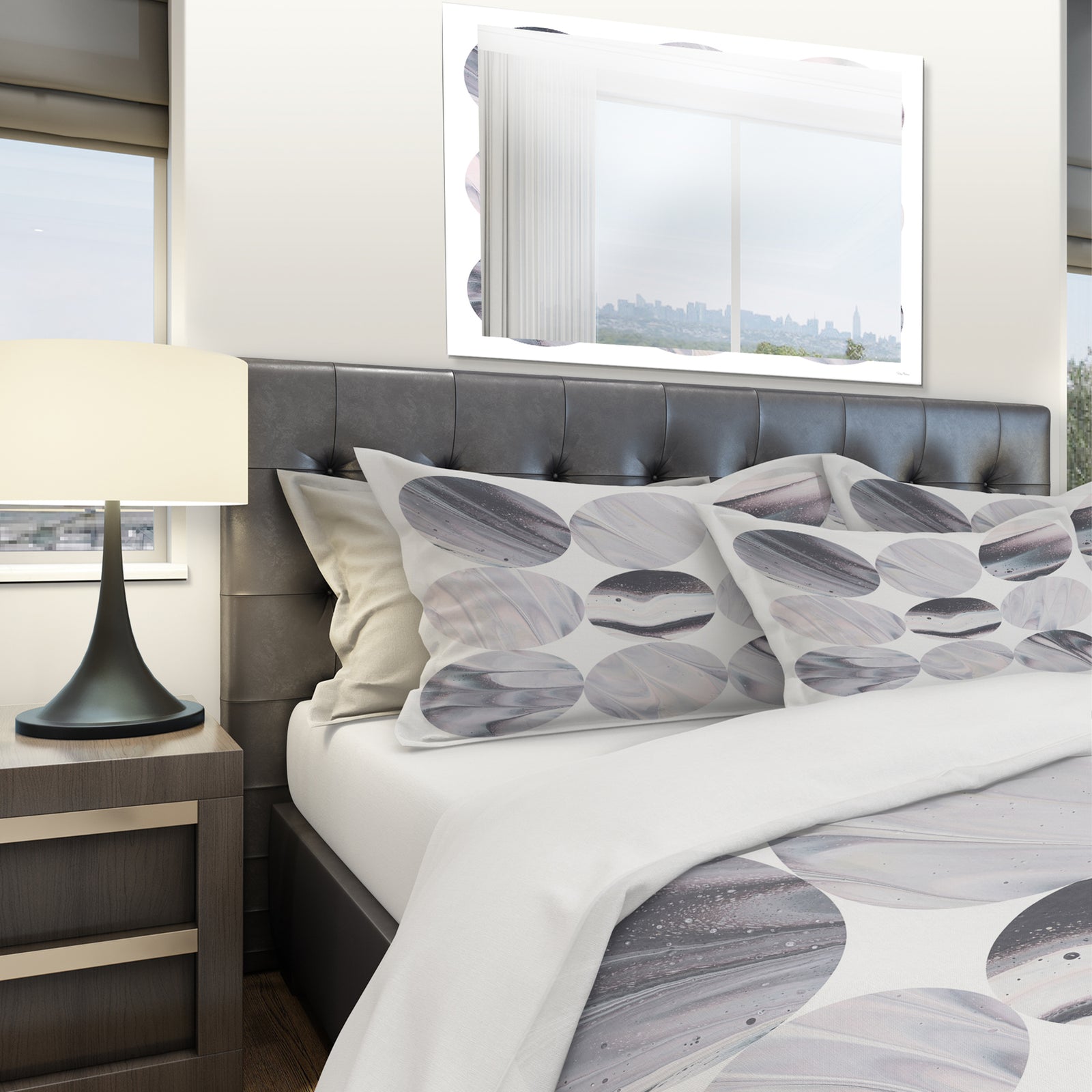 Circle Marble III - Geometric Duvet Cover Set