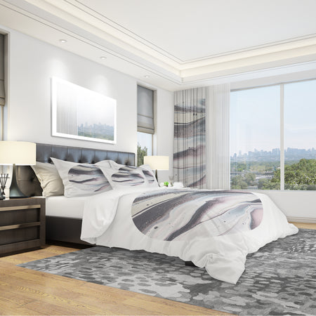 Circle Marble II - Geometric Duvet Cover Set