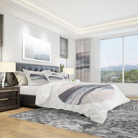 Circle Marble I - Geometric Duvet Cover Set