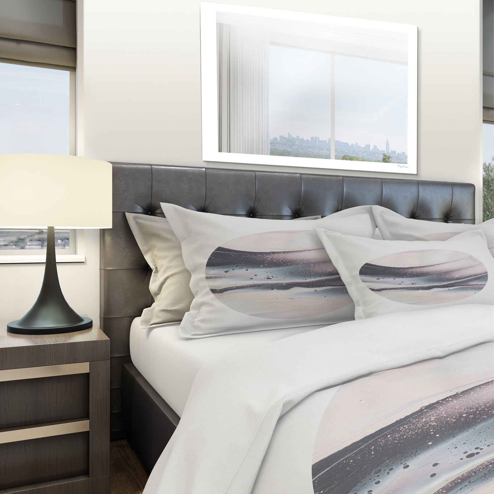 Circle Marble I - Geometric Duvet Cover Set