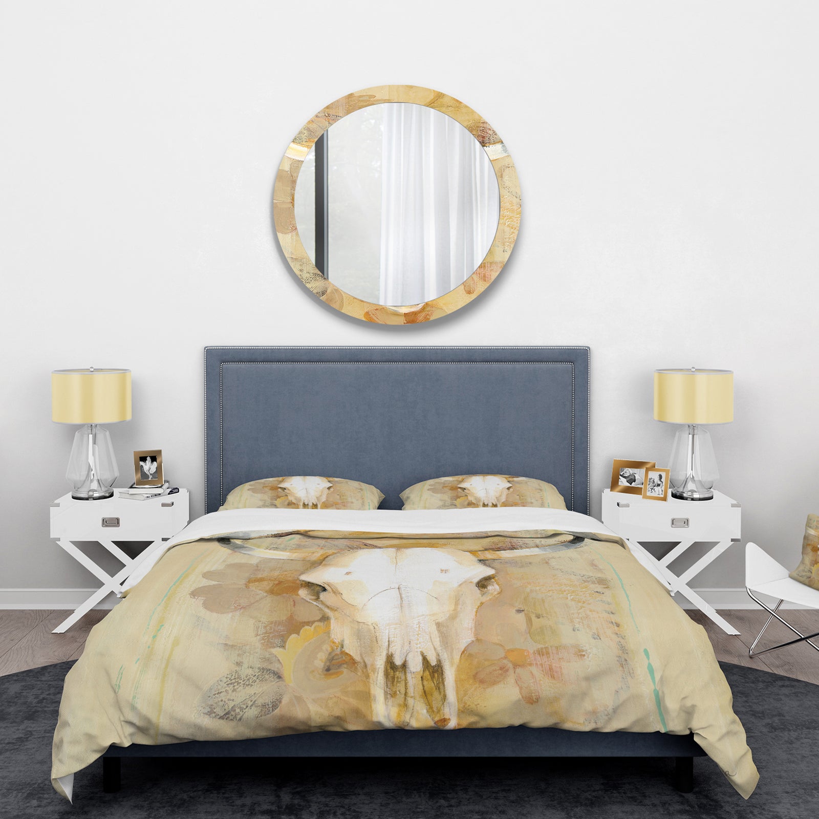 Hers southwest bones - Glam Duvet Cover Set