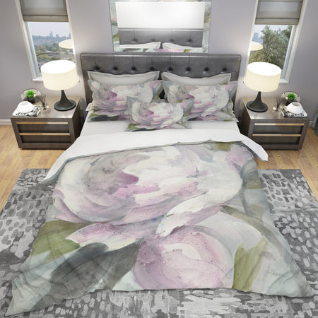 Twilight Peony - Shabby Duvet Cover Set