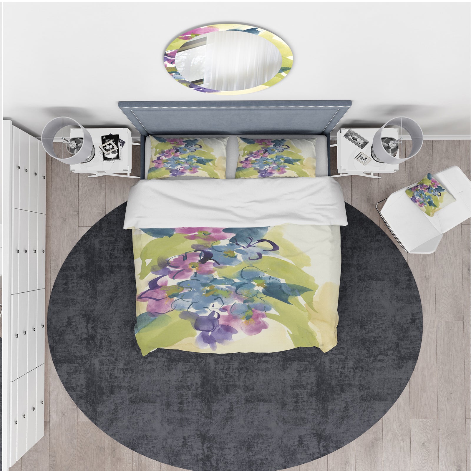 Spring Bouquet II - Traditional Duvet Cover Set