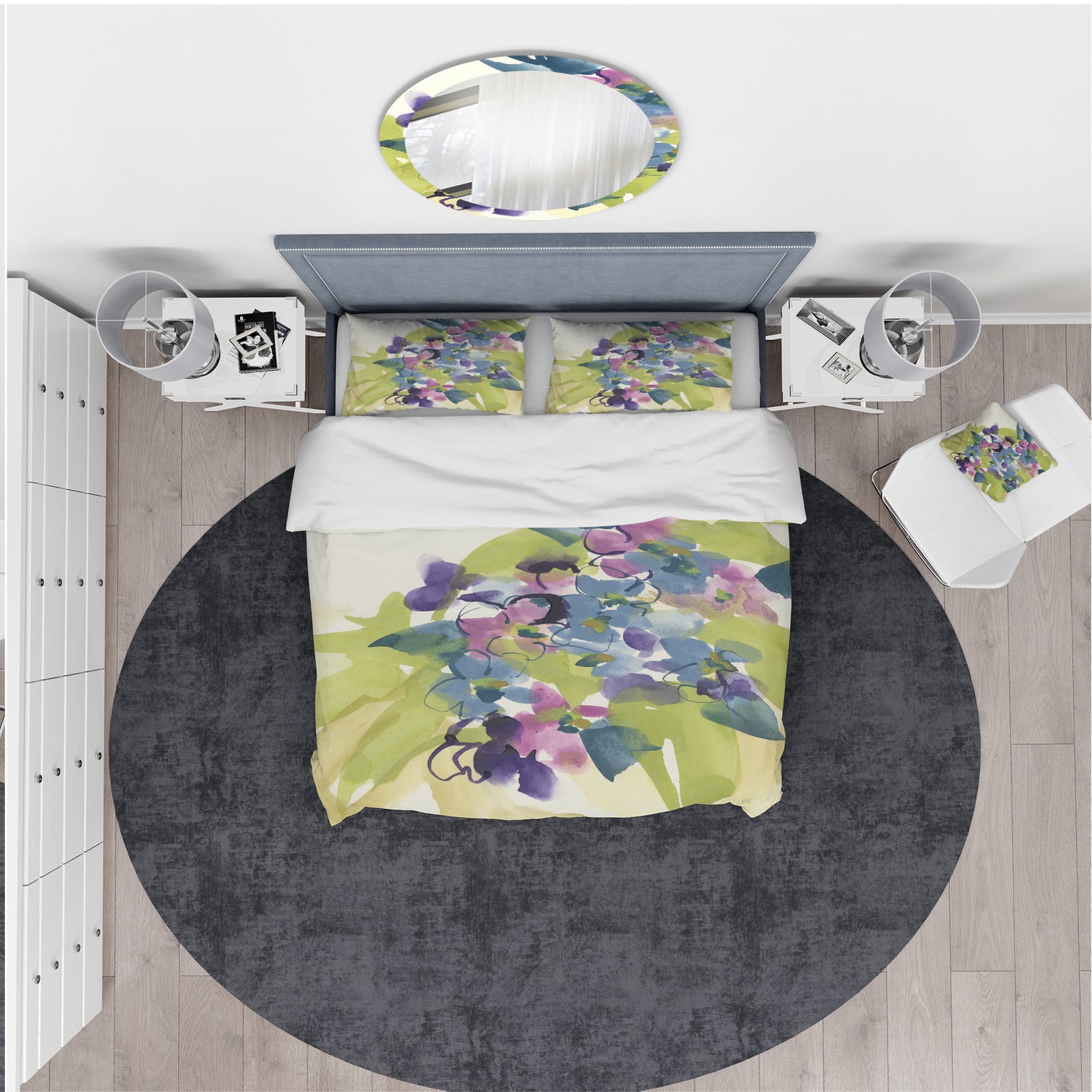 Spring Bouquet I - Traditional Duvet Cover Set