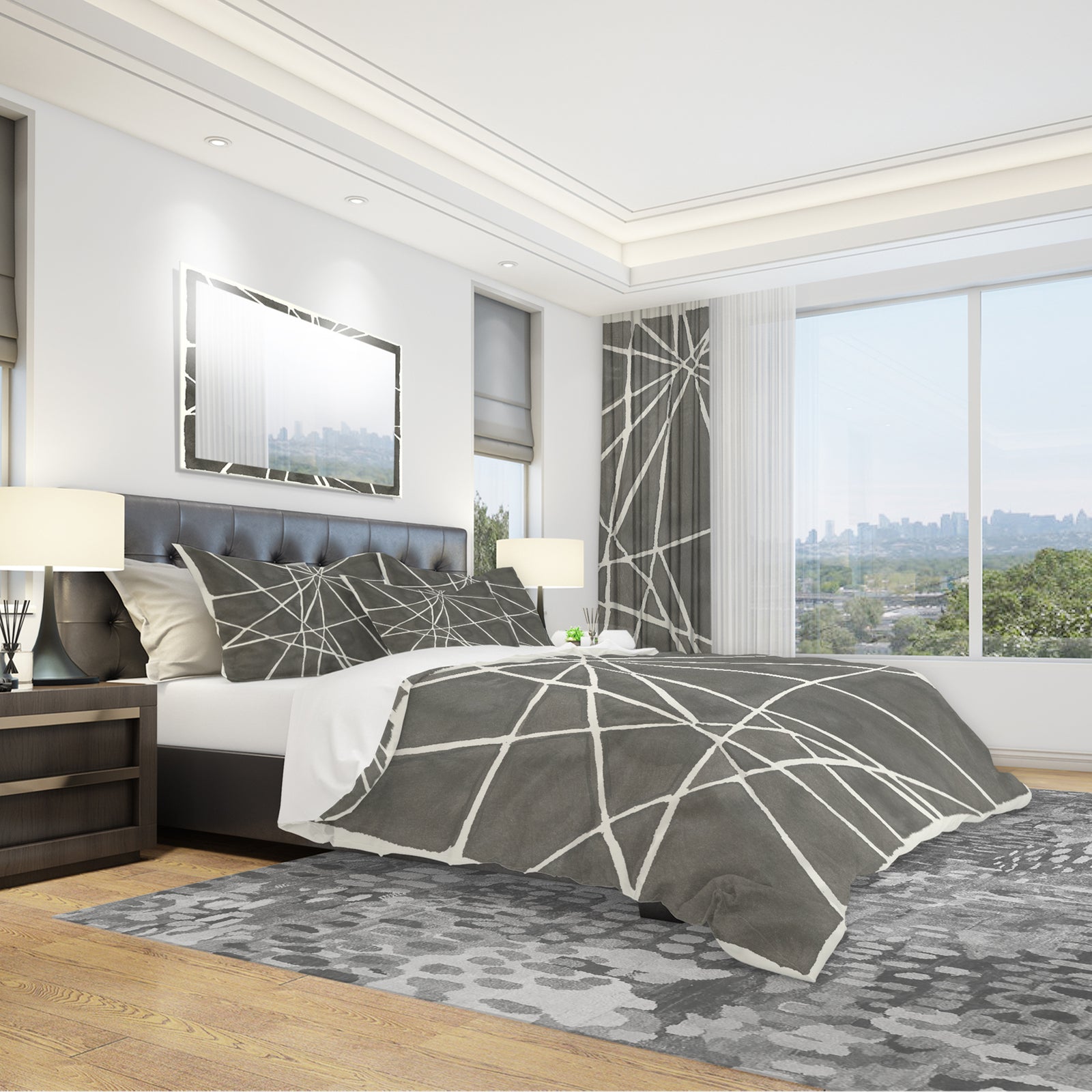 Minimalist Graphics II - Geometric Duvet Cover Set