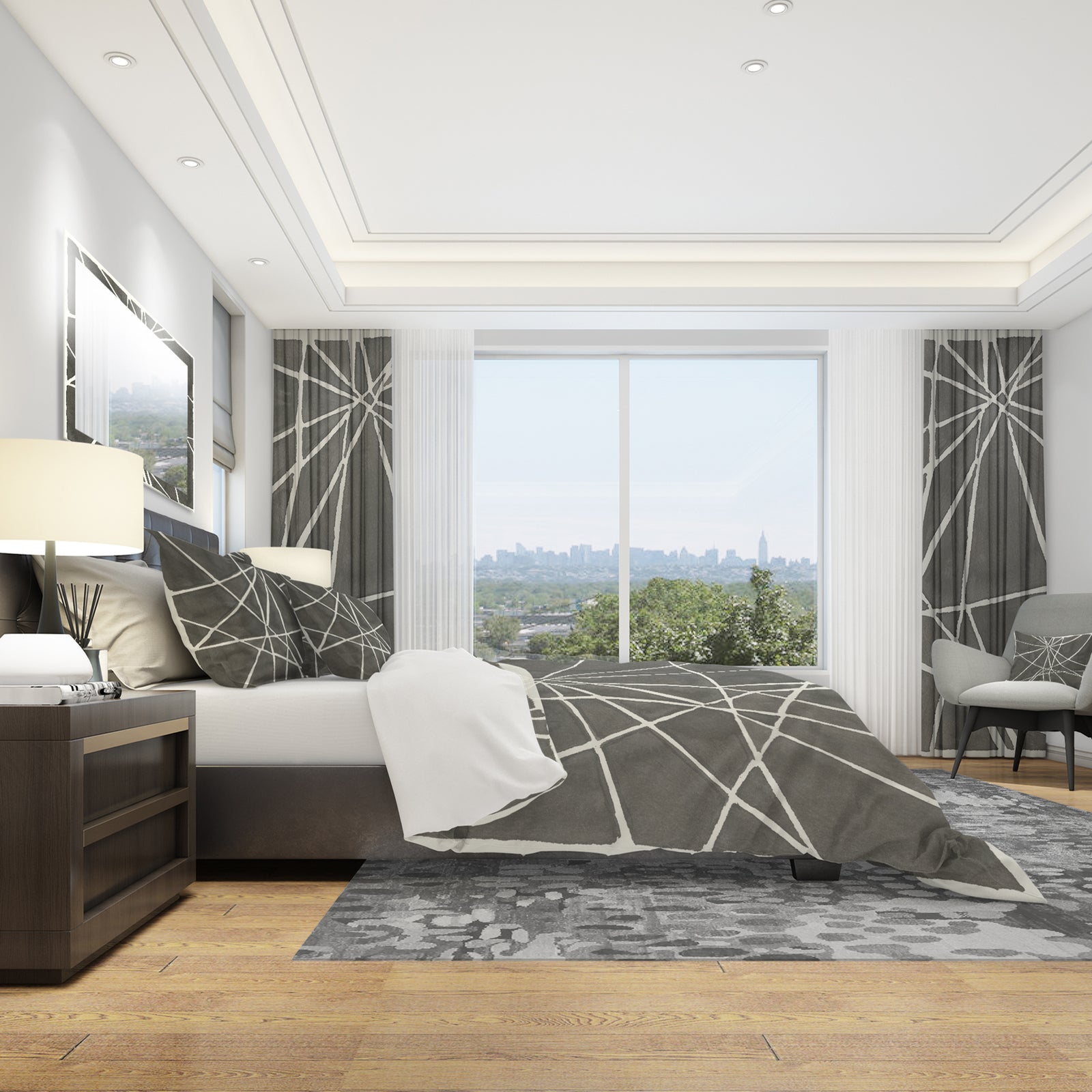 Minimalist Graphics II - Geometric Duvet Cover Set