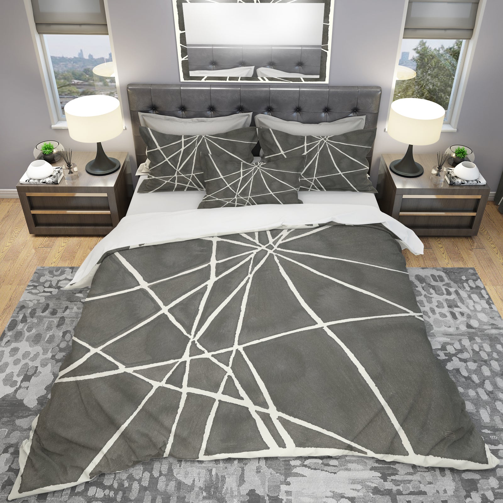 Minimalist Graphics II - Geometric Duvet Cover Set