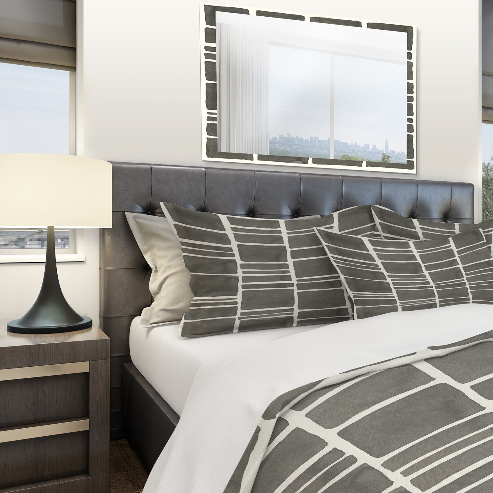 Minimalist Graphics IV - Geometric Duvet Cover Set