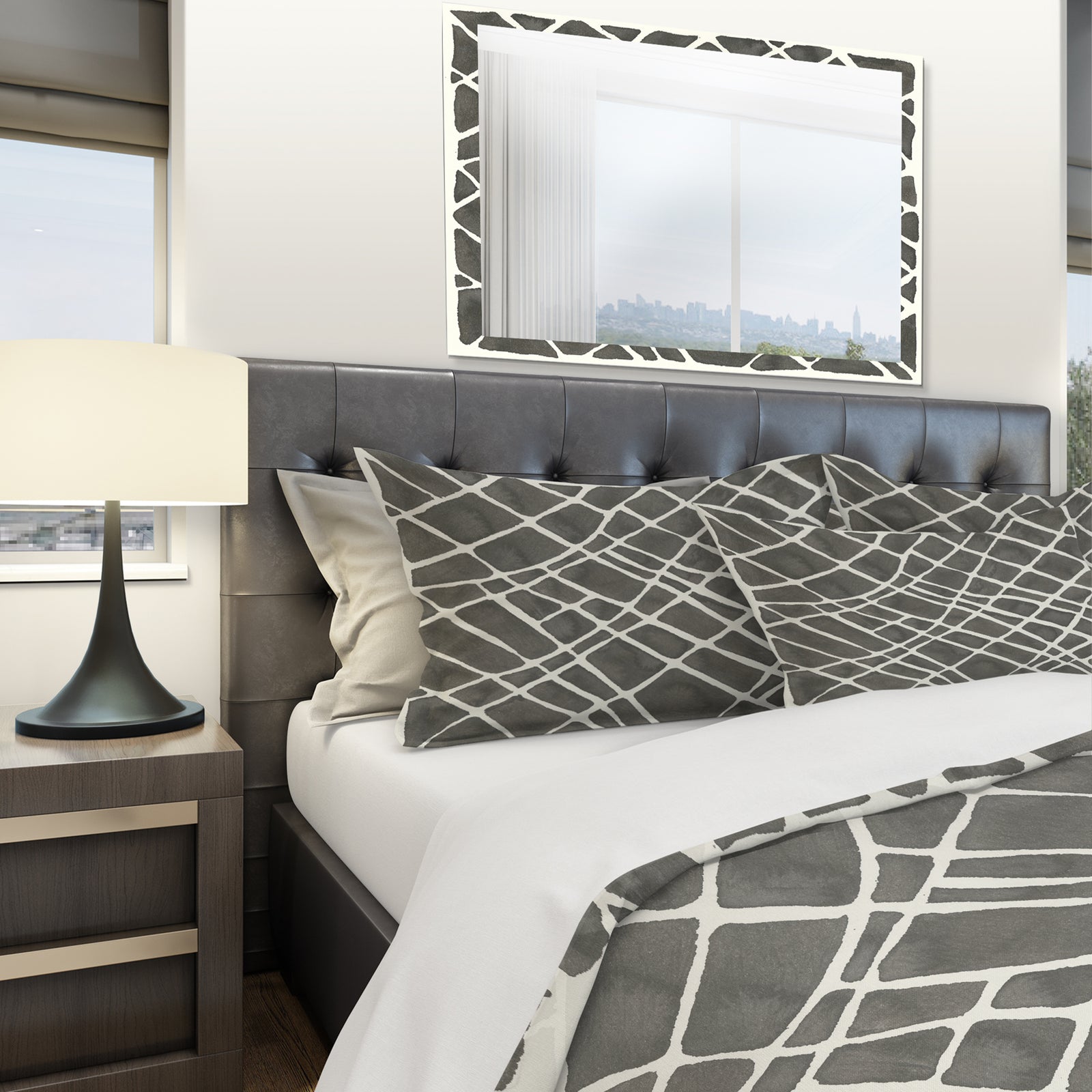 Minimalist Graphics V - Geometric Duvet Cover Set