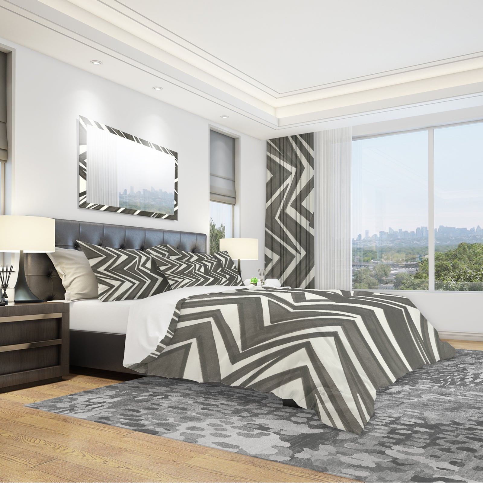 Minimalist Graphics VI - Geometric Duvet Cover Set