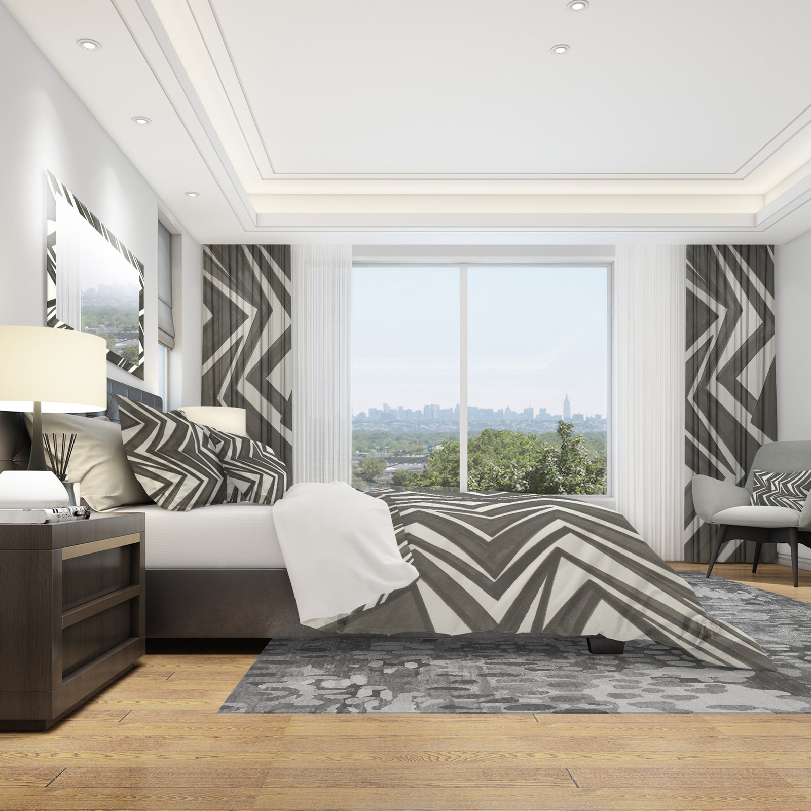 Minimalist Graphics VI - Geometric Duvet Cover Set