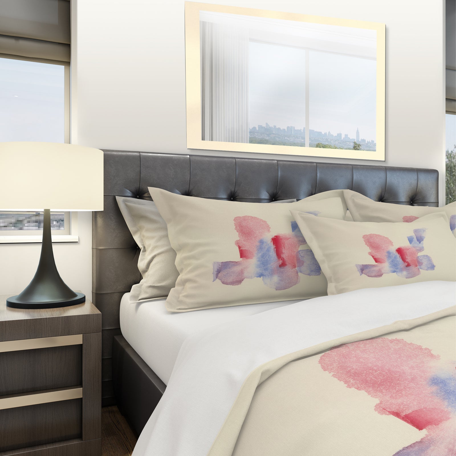 geometric Pastel II - Geometric Duvet Cover Set