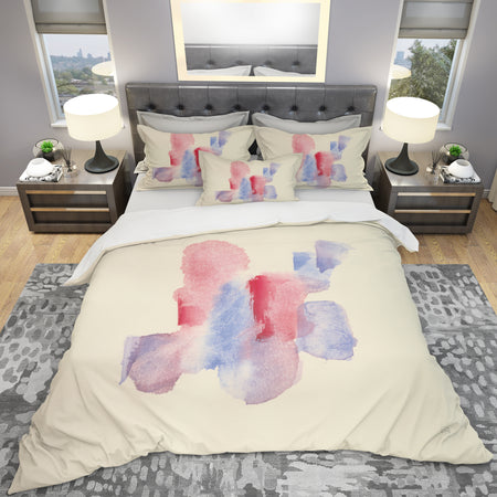 geometric Pastel II - Geometric Duvet Cover Set