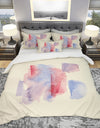 geometric Pastel I - Geometric Duvet Cover Set