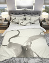 minimal geometric Gesture II - Geometric Duvet Cover Set