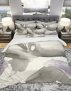 minimal geometric Gesture IV - Geometric Duvet Cover Set