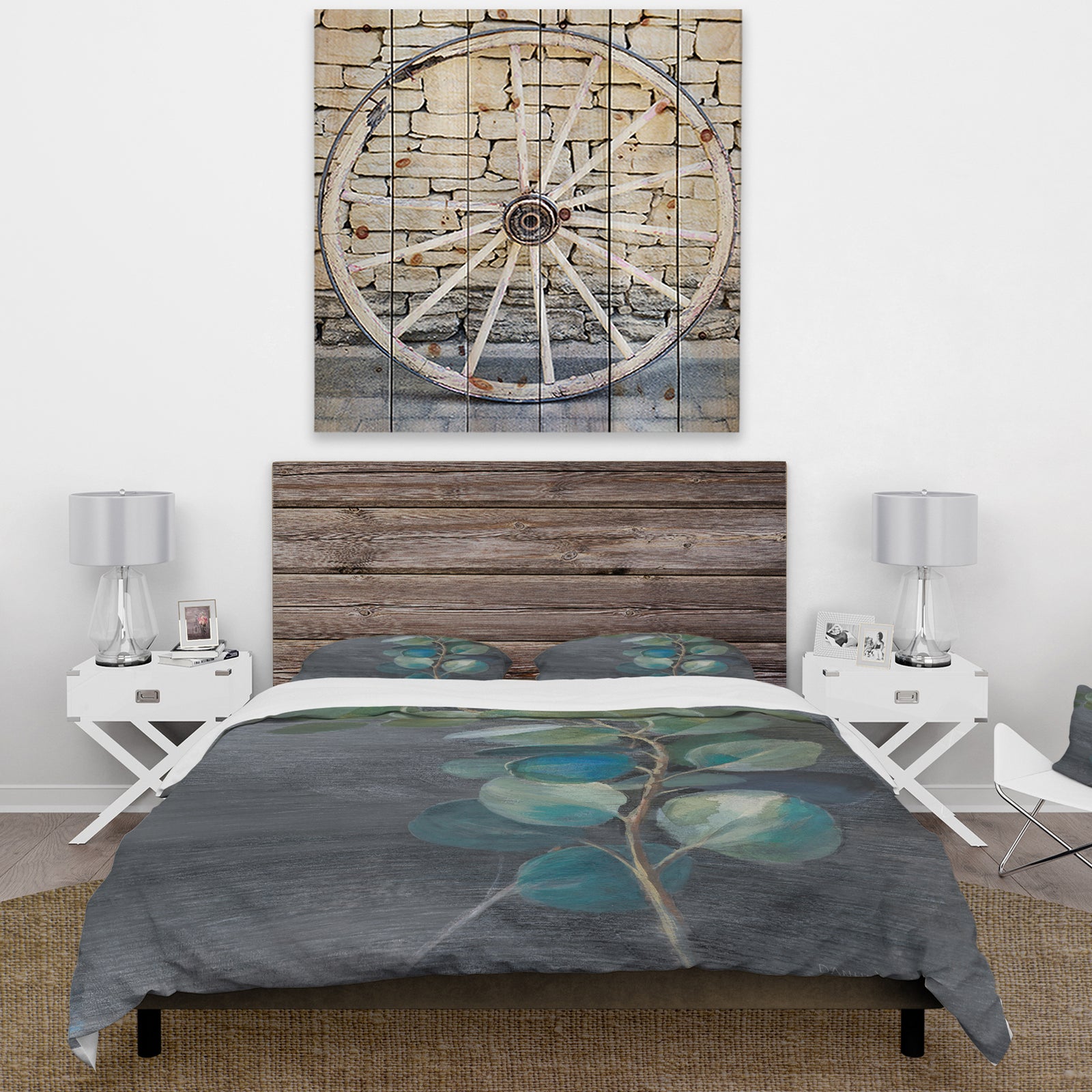 Fresh leaves II - Cottage Duvet Cover Set