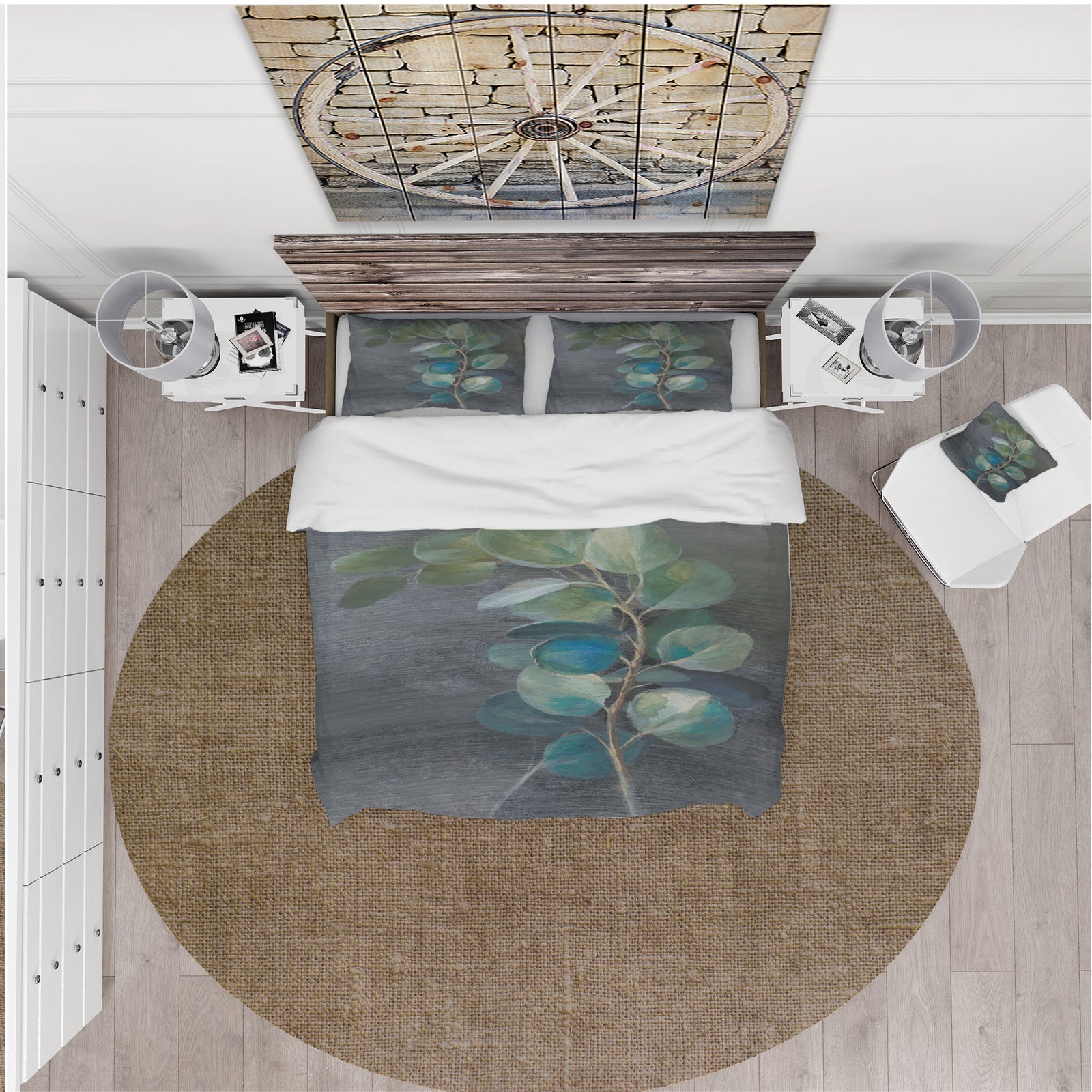 Fresh leaves II - Cottage Duvet Cover Set