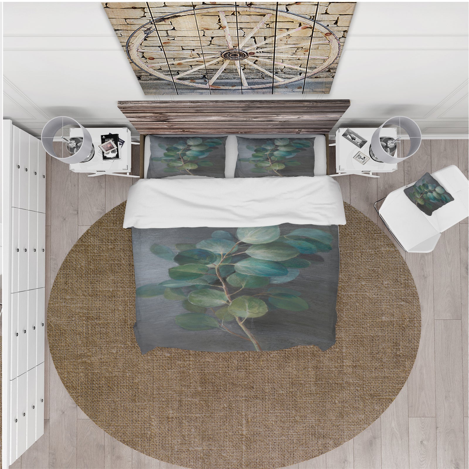 Fresh leaves I - Cottage Duvet Cover Set