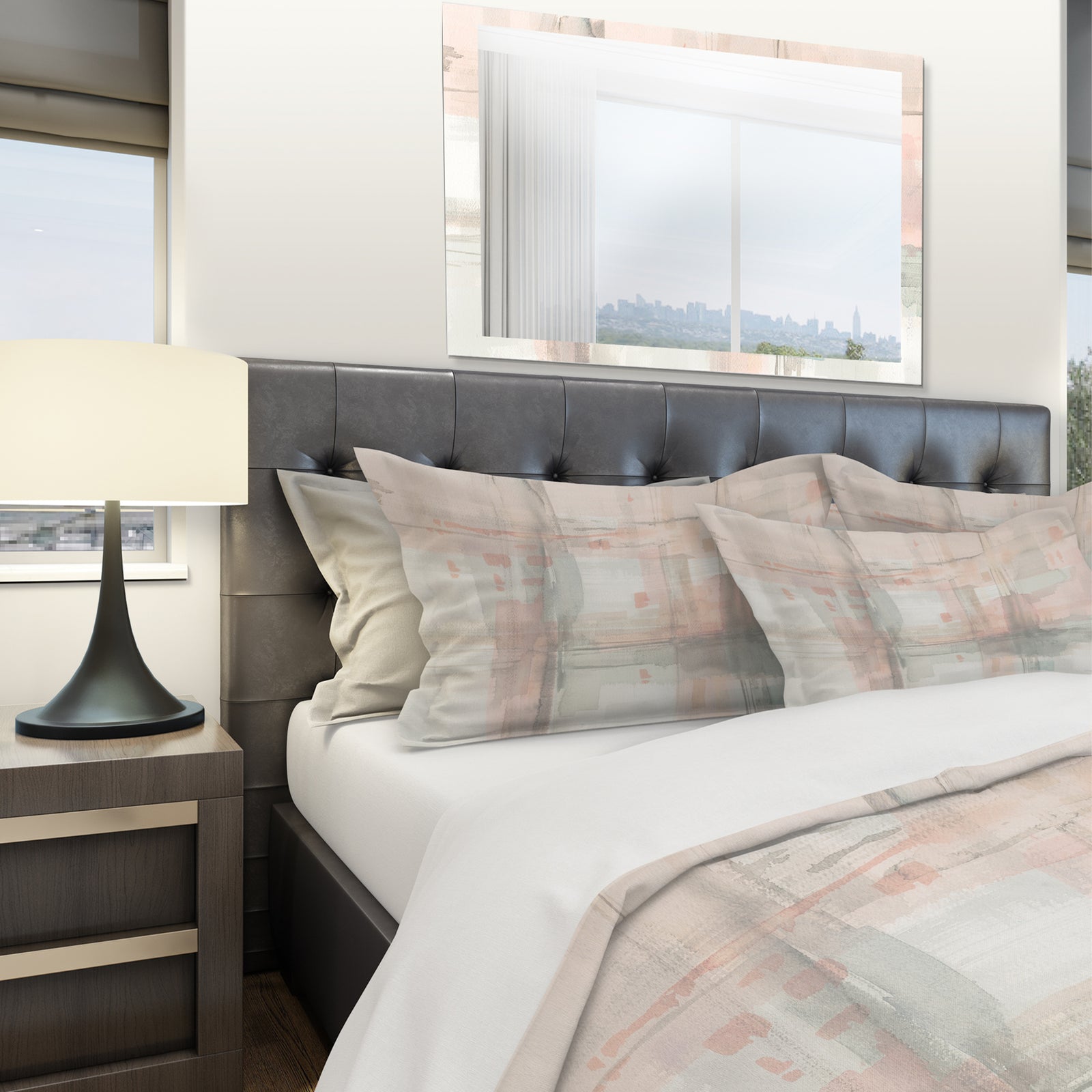 Intersect II Grey - Shabby Duvet Cover Set