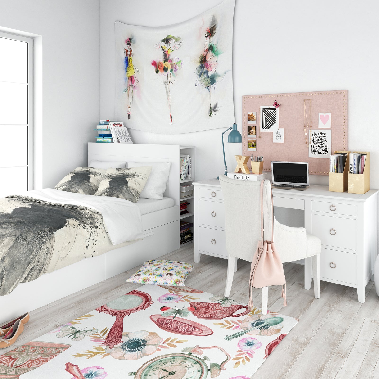 Glam Dancing I - Teenage Duvet Cover Set