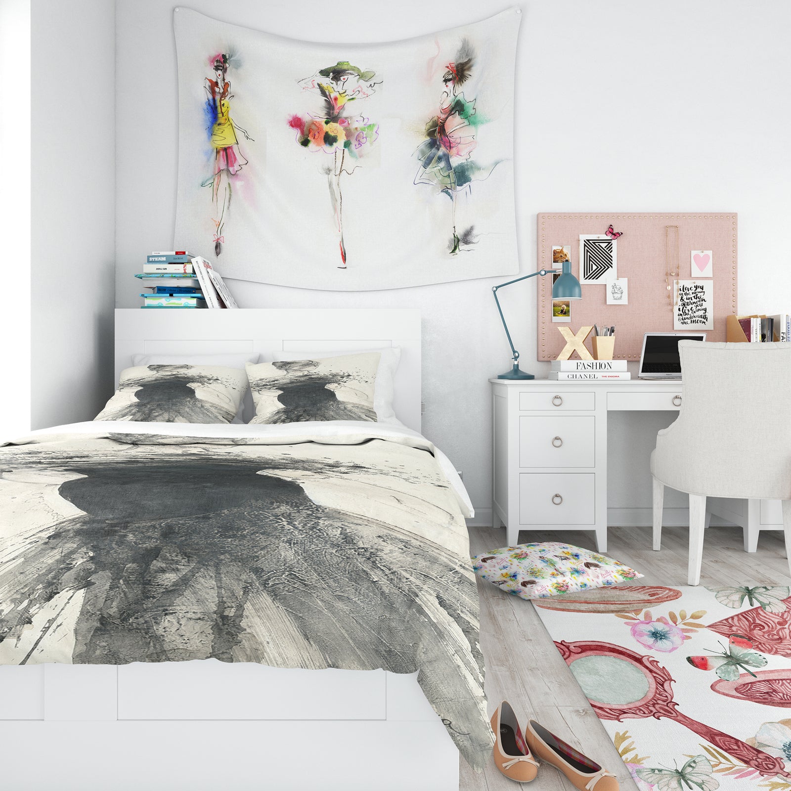 Glam Dancing I - Teenage Duvet Cover Set