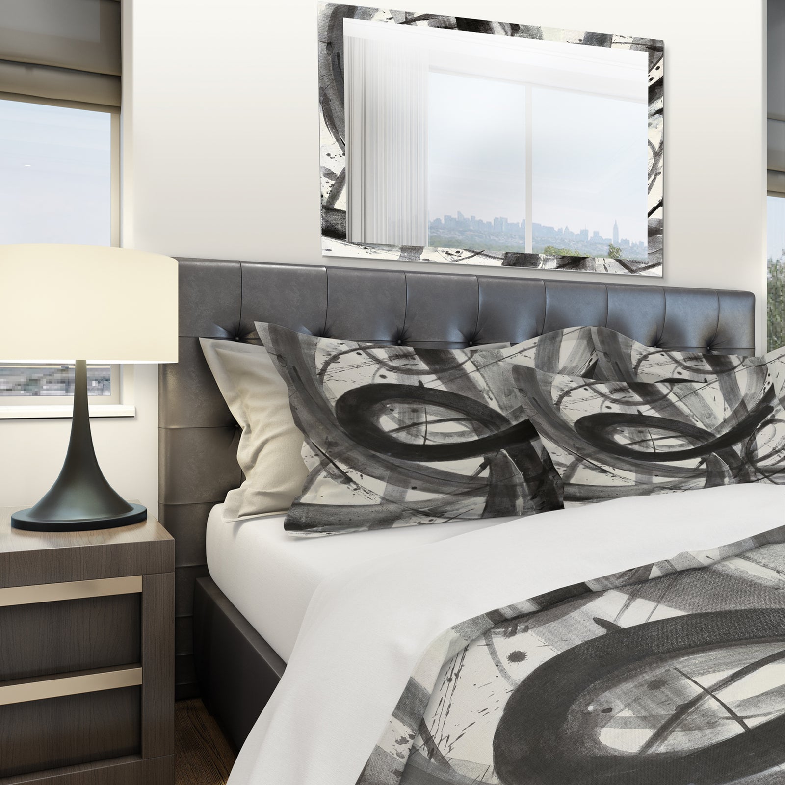 Minimalistic Roller III - Geometric Duvet Cover Set