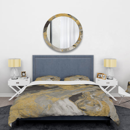 Marble Gold and Black - Glam Duvet Cover Set