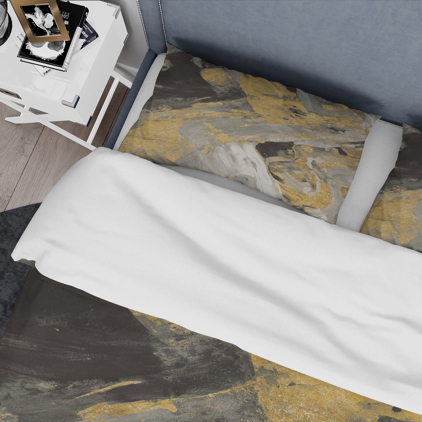 Marble Gold and Black - Glam Duvet Cover Set