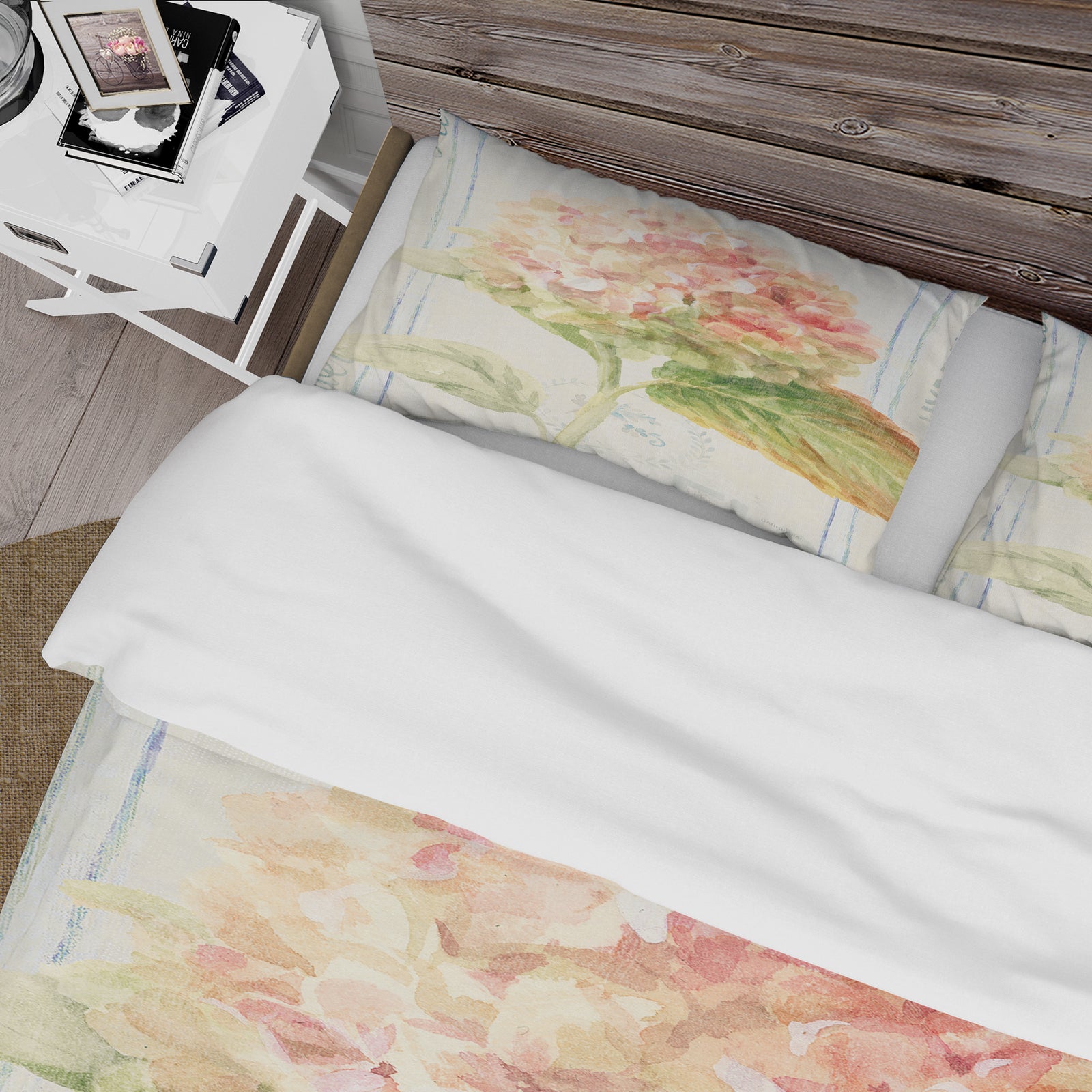 Floursack Florals VIII - Cottage Duvet Cover Set