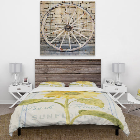 Floursack Florals II - Cottage Duvet Cover Set