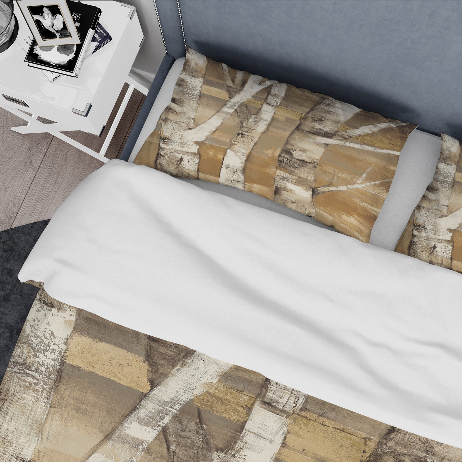 Natural Birch Forest I - Traditional Duvet Cover Set
