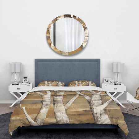 Natural Birch Forest II - Traditional Duvet Cover Set