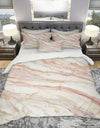 Copper Dreams watercolor - Shabby Duvet Cover Set