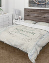 Farmhouse Florals VIII - Farmhouse Duvet Cover Set