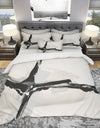 Abstract Neutral I - Geometric Duvet Cover Set