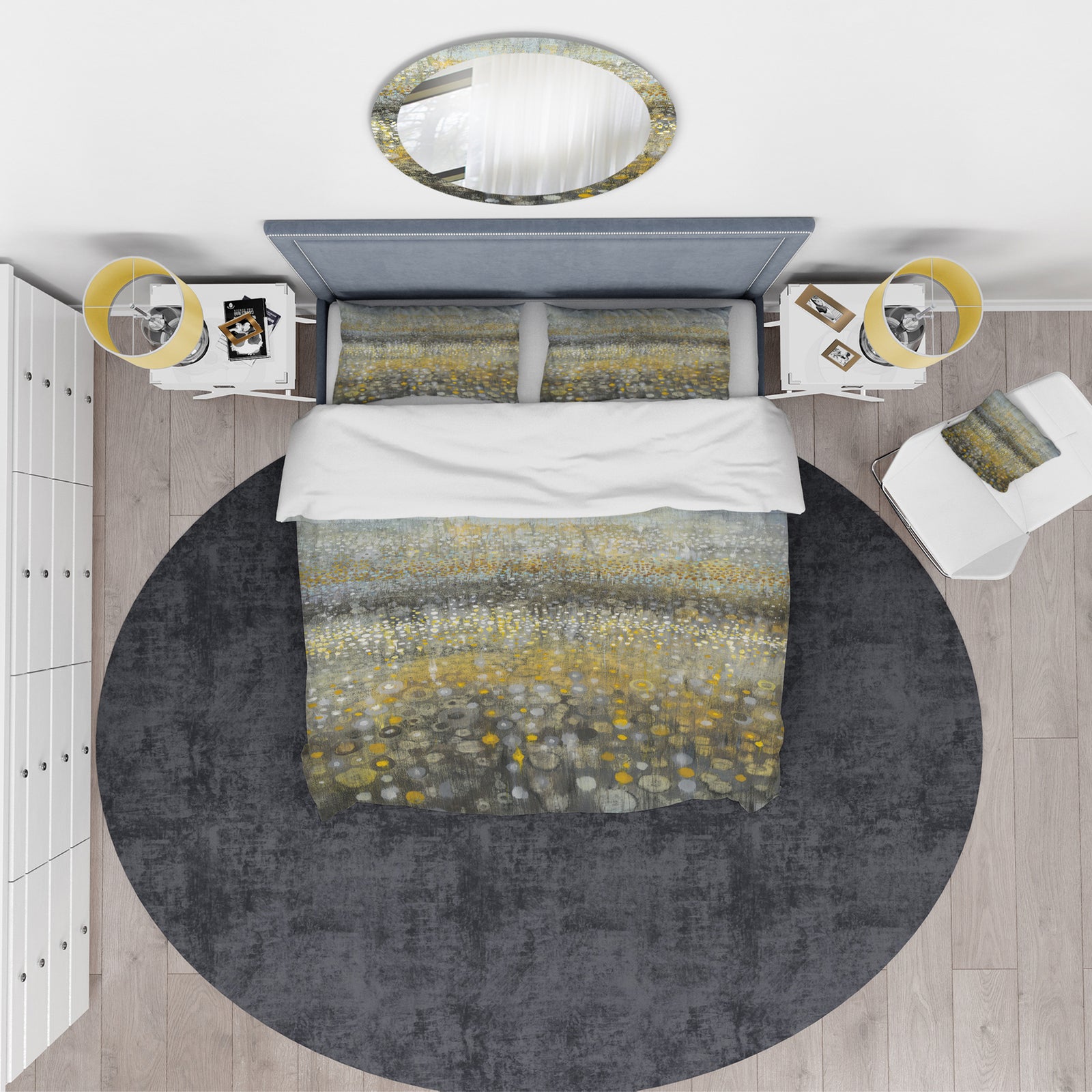 Galm Abstract III - Glam Duvet Cover Set