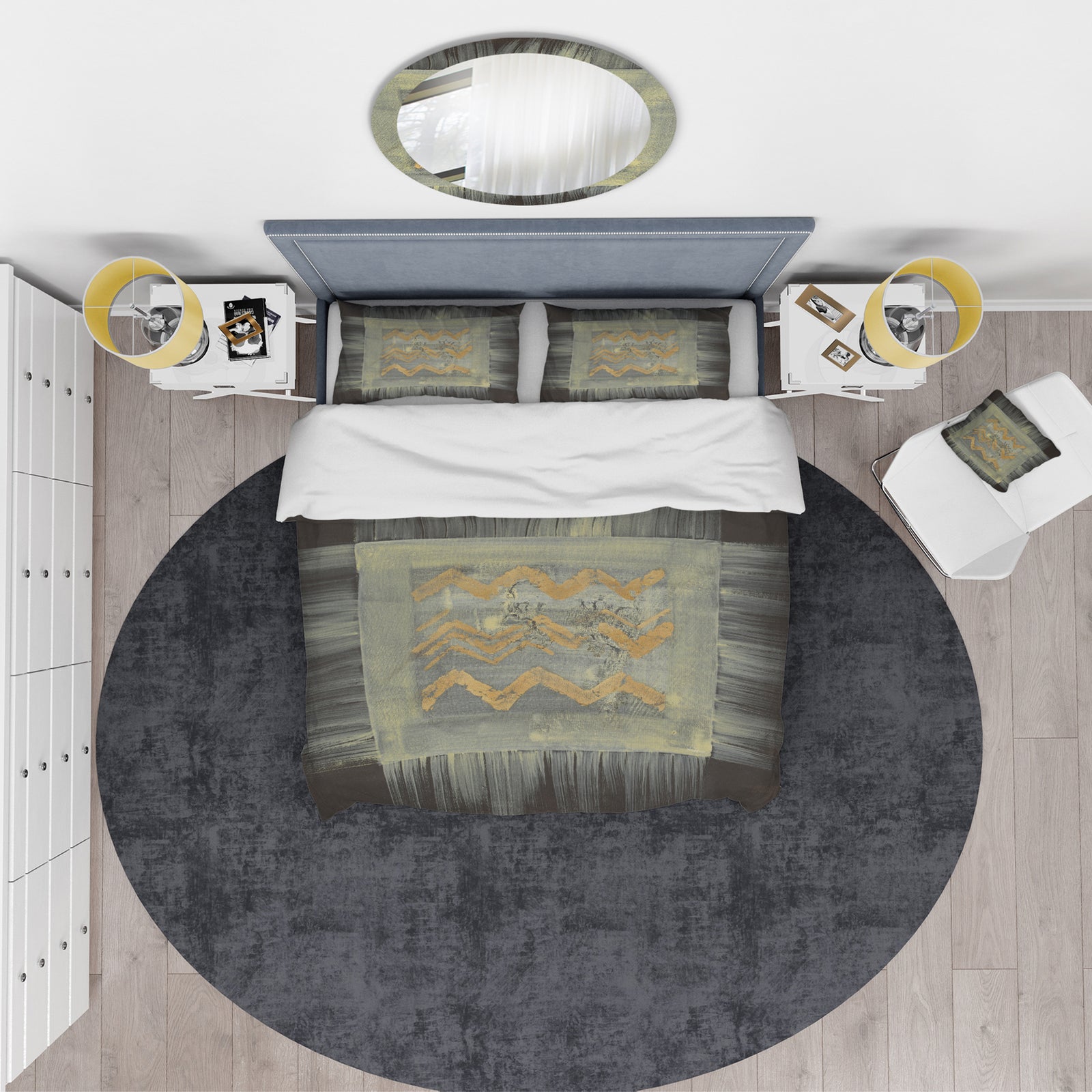 Galm Abstract I - Glam Duvet Cover Set
