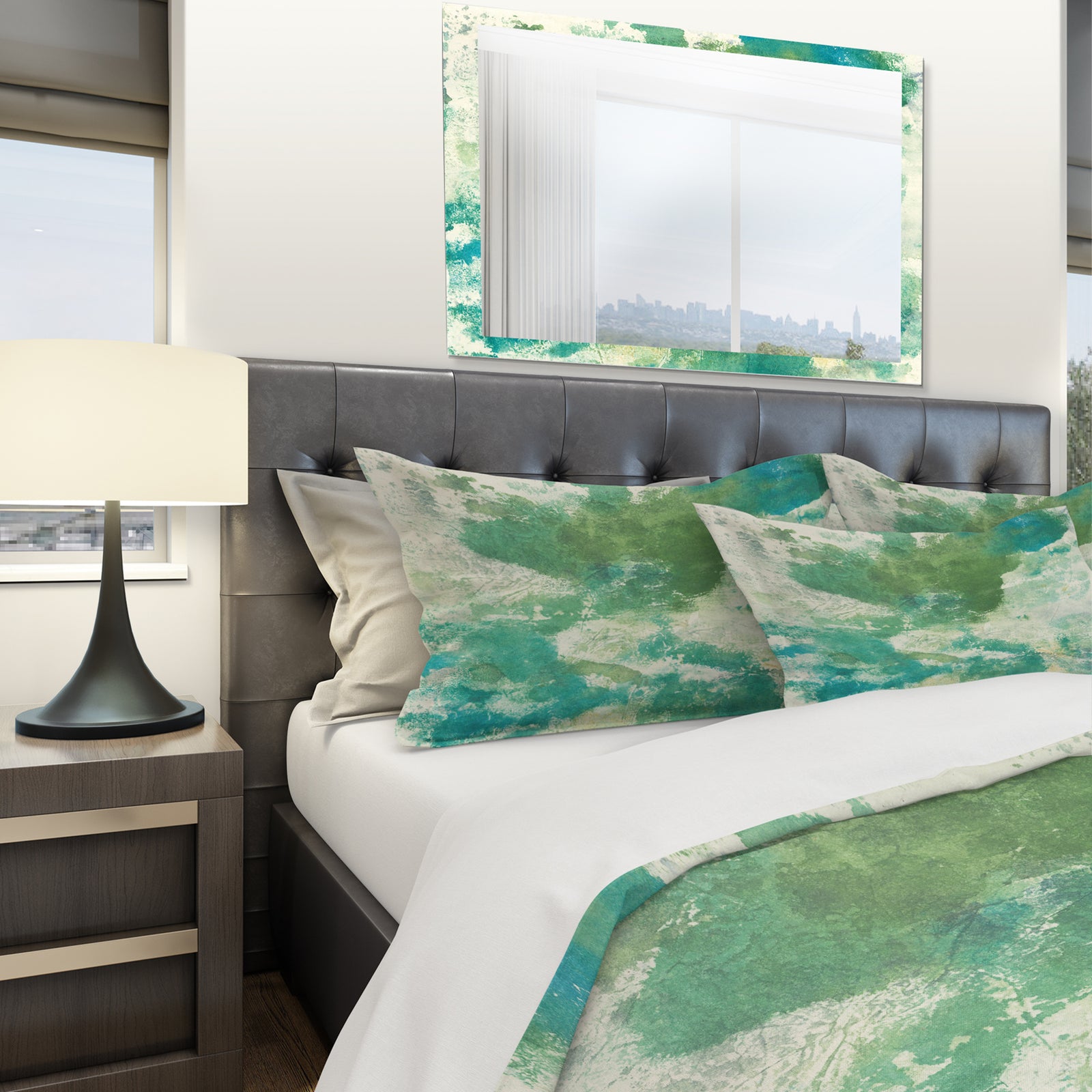 Watercolor Rock II - Geometric Duvet Cover Set