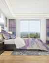 Watercolor Purple Haze I - Geometric Duvet Cover Set