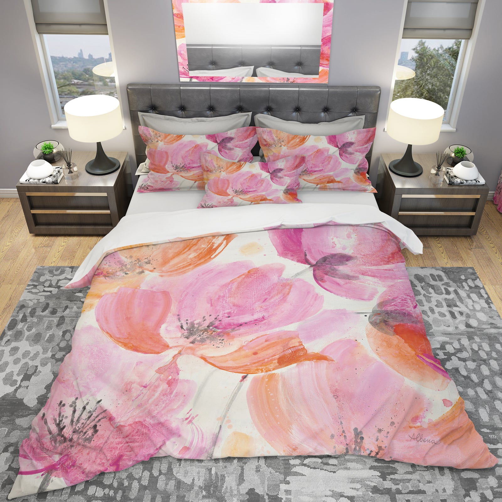 Shabby Flower III - Shabby Duvet Cover Set