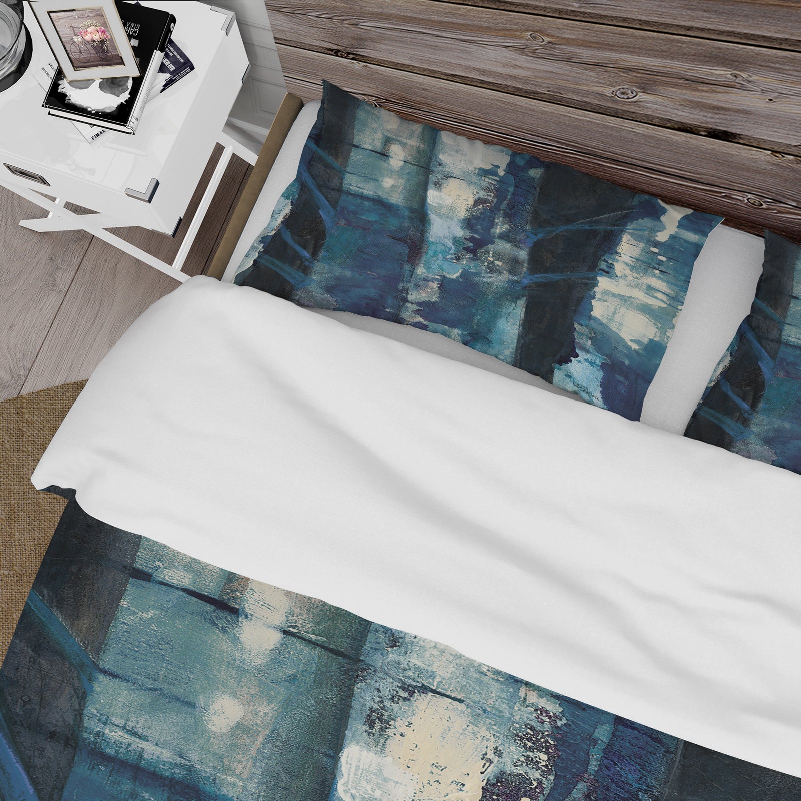 Deep Woods I Indigo - Cottage Duvet Cover Set