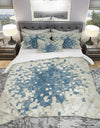 Geometric Blue Spots - Geometric Duvet Cover Set