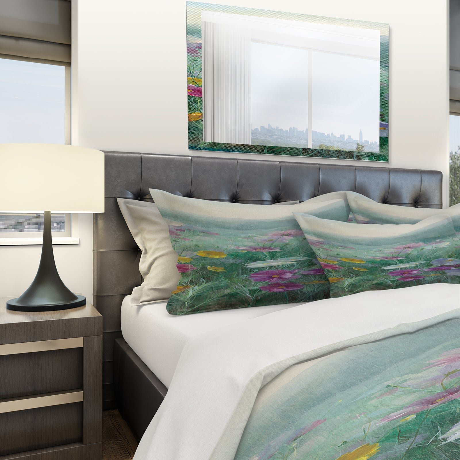 Cosmos at Dawn III - Geometric Duvet Cover Set