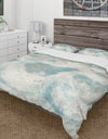 Pale Blue Shade IV - Farmhouse Duvet Cover Set