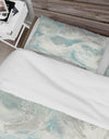 Pale Blue Shade IV - Farmhouse Duvet Cover Set