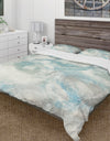 Pale Blue Shade III - Farmhouse Duvet Cover Set