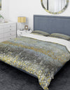 Glam Rain Abstract III - Glam Duvet Cover Set