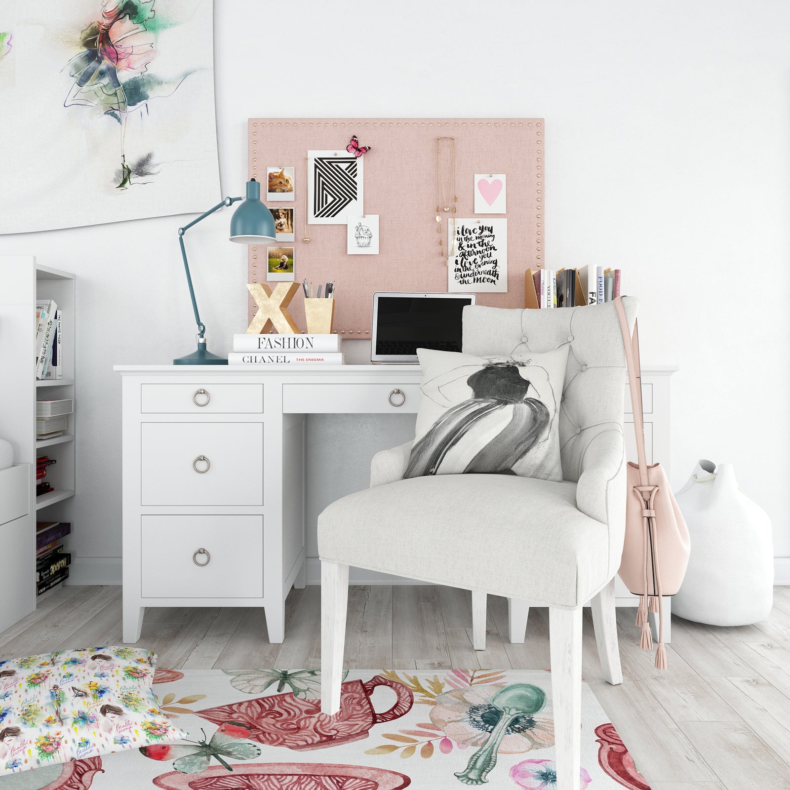 Glam and Fashion Feminine II - Teenage Duvet Cover Set