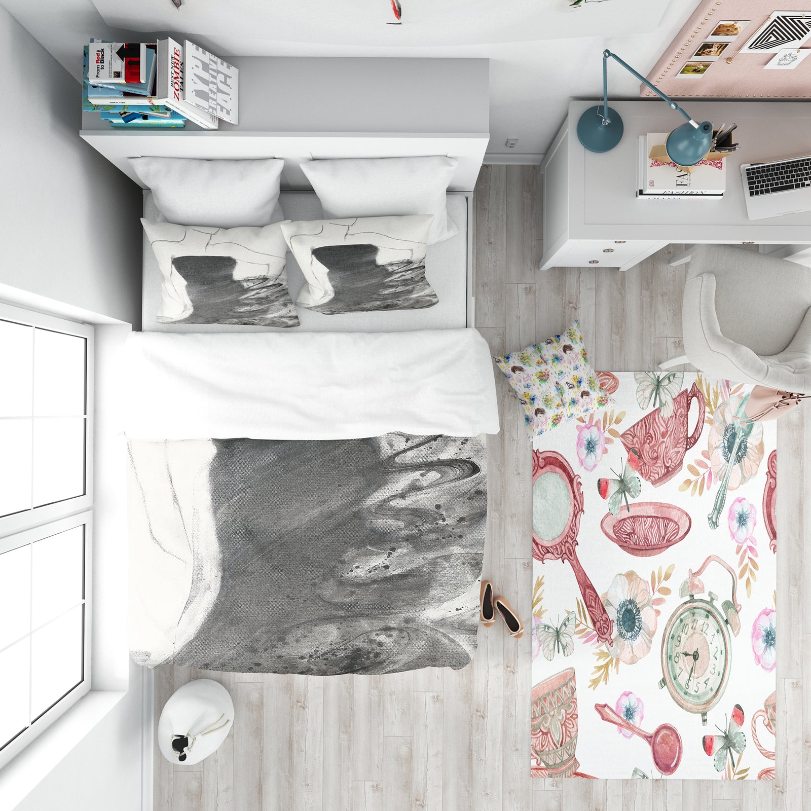 Glam and Fashion Feminine I - Teenage Duvet Cover Set